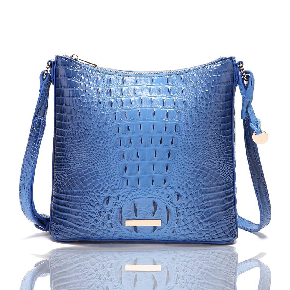 Shoulder Crocodile Flat Handbags Trendy Ladies Shoulder Bag ^_^
